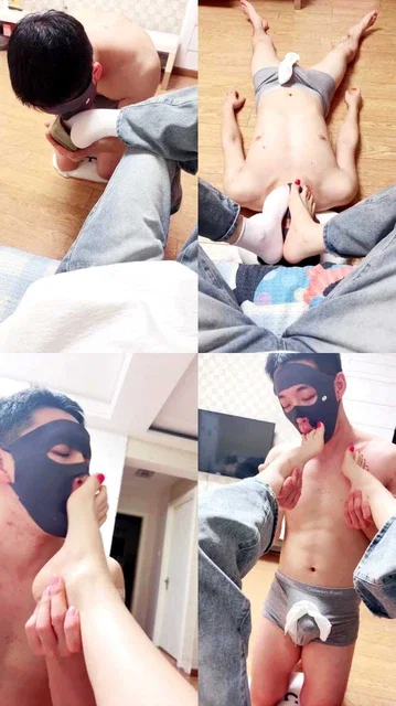 【美味妙脆角】原味白棉袜玩骚奴