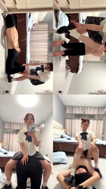 【橘络女神】jk驷马束缚踩踏