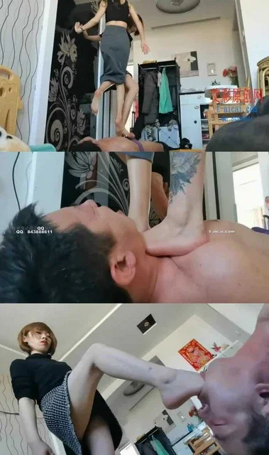 【网友】安然女帝全体重跳踩脖子