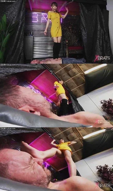 【欧美女王】超羞辱日俄混血女神暴力踩狗头狗裆！疯狂跳踩头都要踩炸了