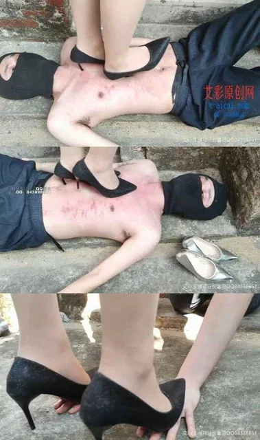 【网友】鱼爹户外踩胸和手，无视废物出血破皮