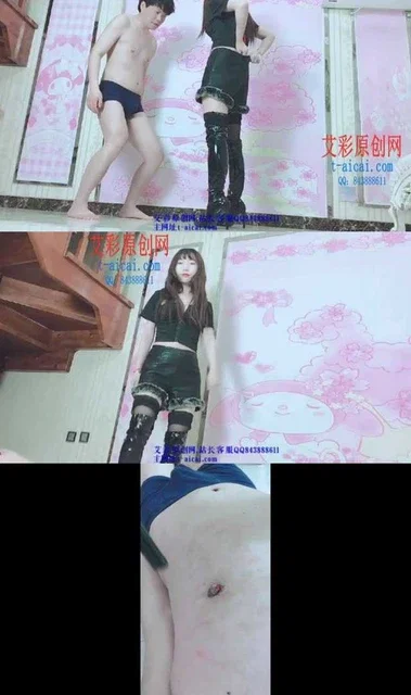 【兔粉粉】过膝长靴的暴踹