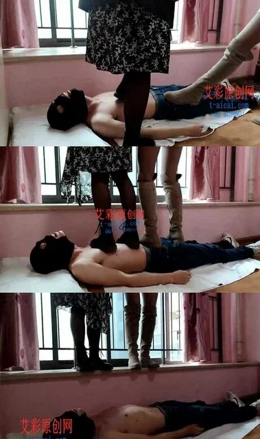 【网友】厌棋棋双人踩踏