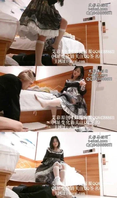 【00后蕬小乃】原味白丝恋足玩下体，脚喂食