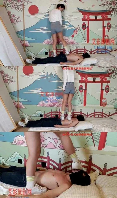 【网友】厌女王小白鞋踩踏
