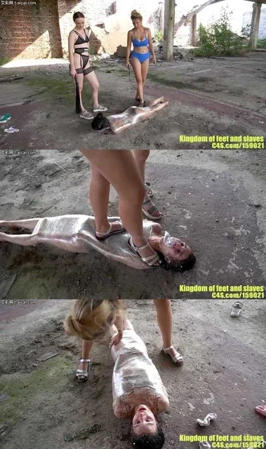 【欧美女王】女王的陨落3-被新人女王绑起来叼着臭袜子往死里踩踹踢跺！