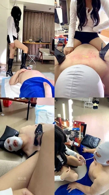 【橙宝】双女神互动虐调刑奴狗 圣水黄金喂食2